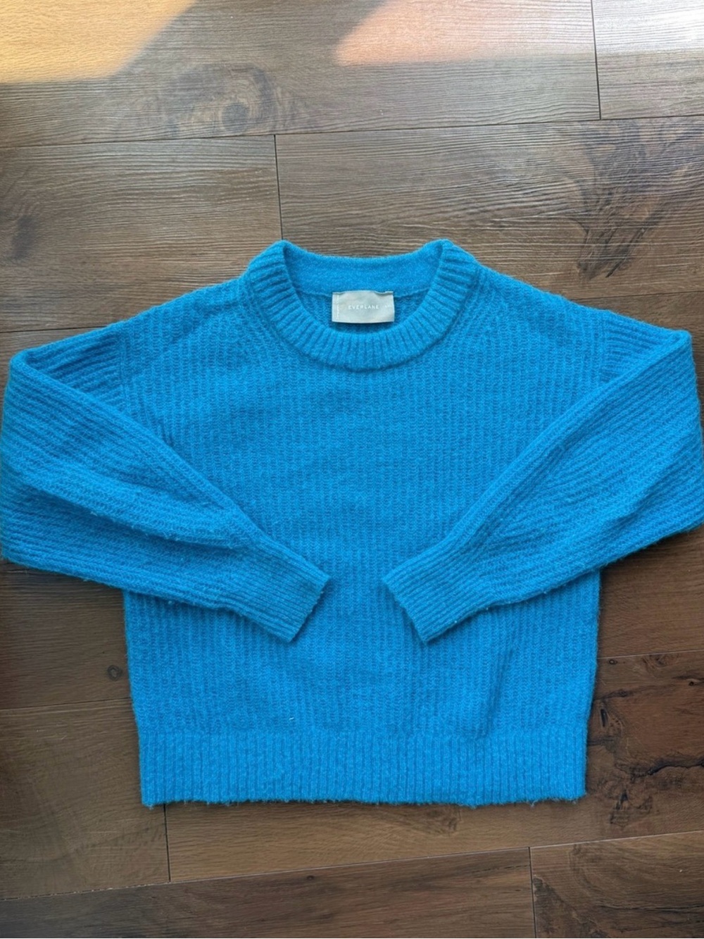 Everlane Blue Crewneck Sweater